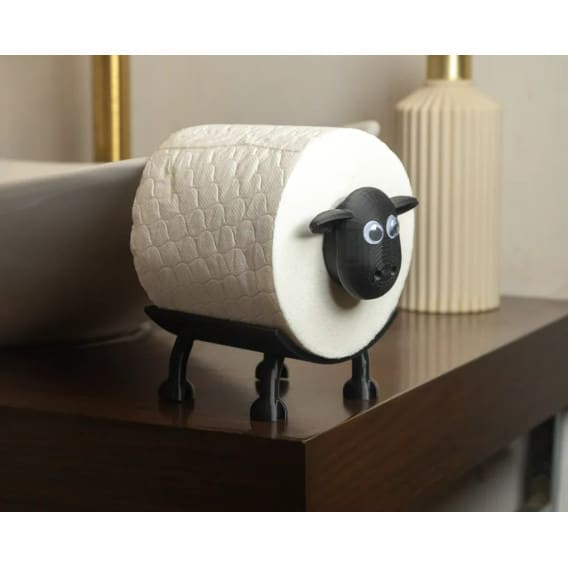 Suporte Para Papel Higiênico Decorativo Porta Rolos Ovelha